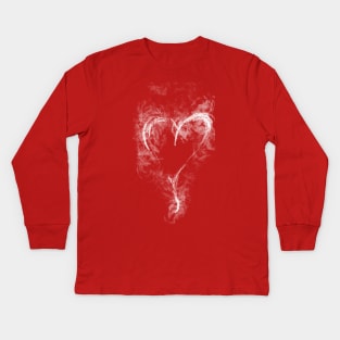 cell phone cover heart from clouds Kids Long Sleeve T-Shirt